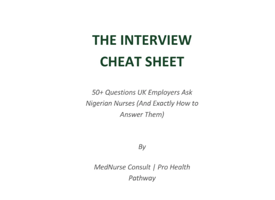 The Interview Cheat Sheet
